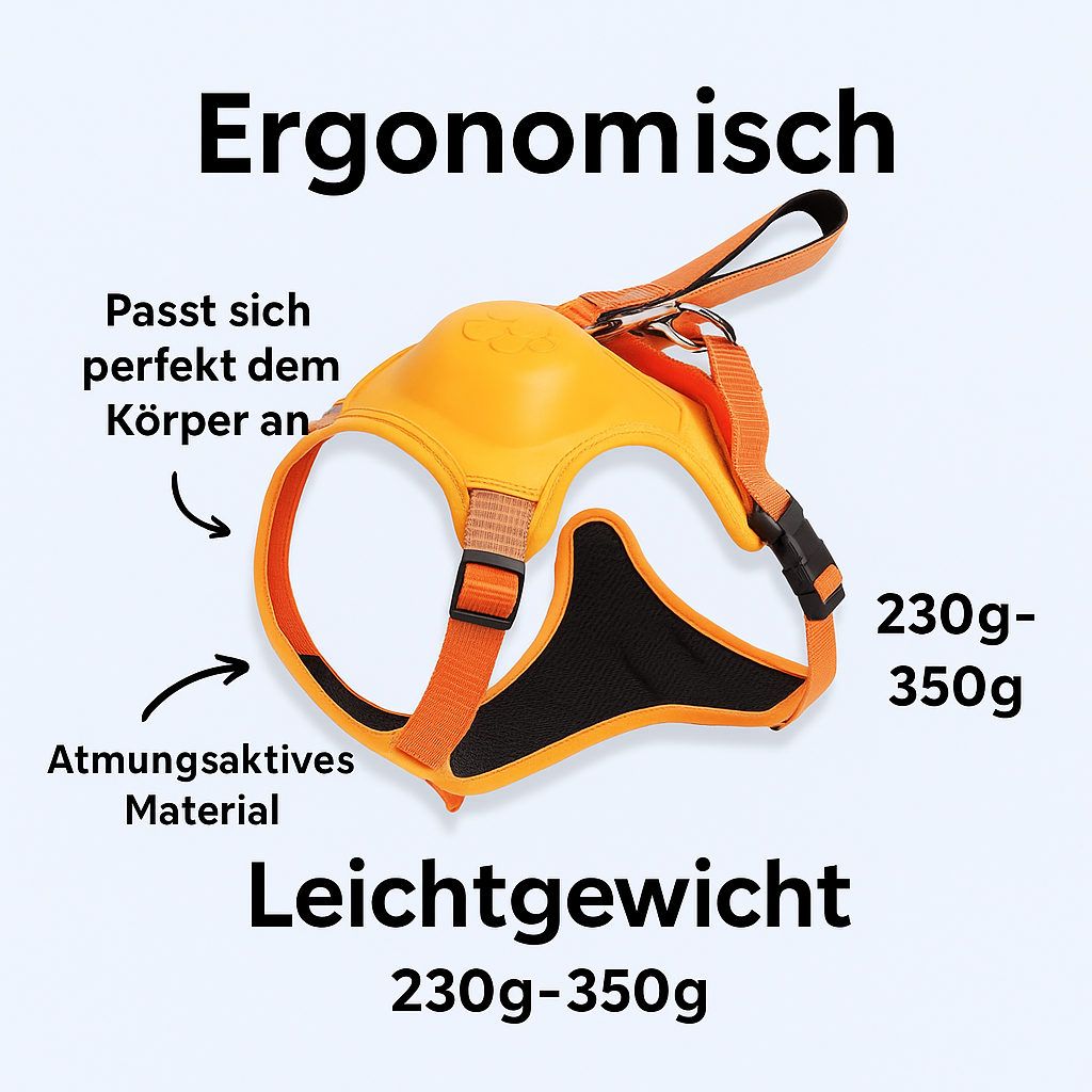 Anti-Zieh Hundegeschirr mit Leine