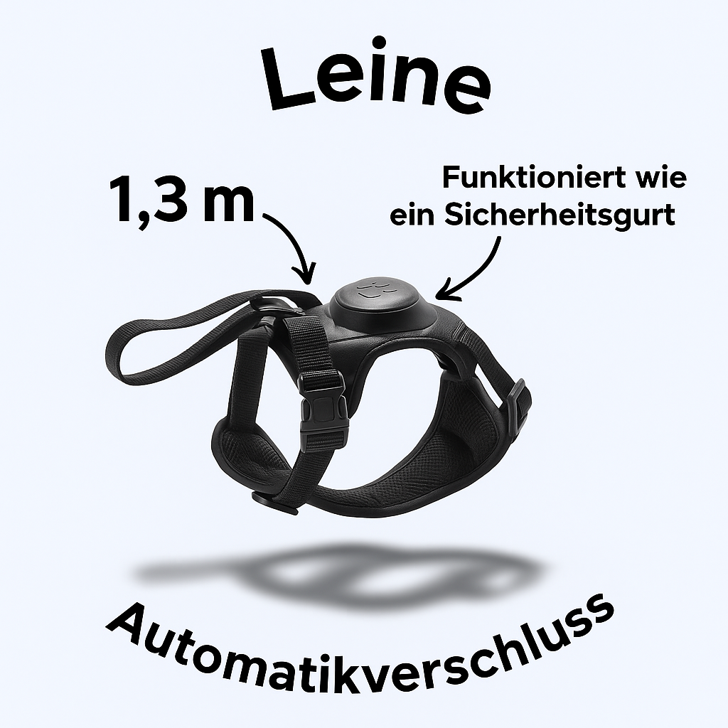 Anti-Zieh Hundegeschirr mit Leine