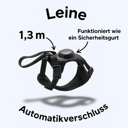 Anti-Zieh Hundegeschirr mit Leine