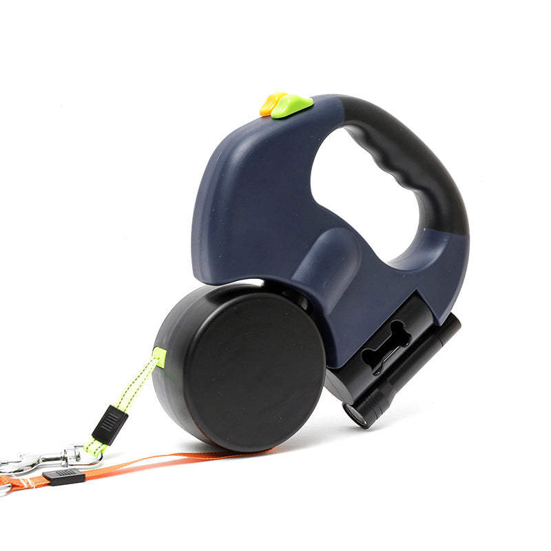 LeinenLuxe® DuoControl – Die smarte Doppelleine mit Anti-Wickel-Technik & LED-Sicherheit