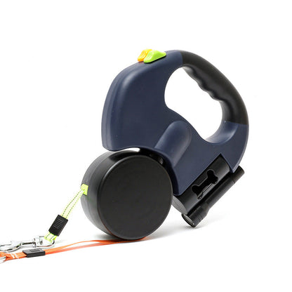 LeinenLuxe® DuoControl – Die smarte Doppelleine mit Anti-Wickel-Technik & LED-Sicherheit