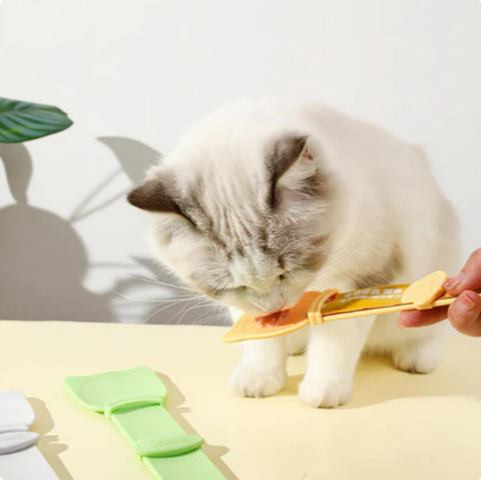 Sanfte Fütterhilfe für Katzen (3 Stück) – Praktisches Schlecken leicht gemacht
