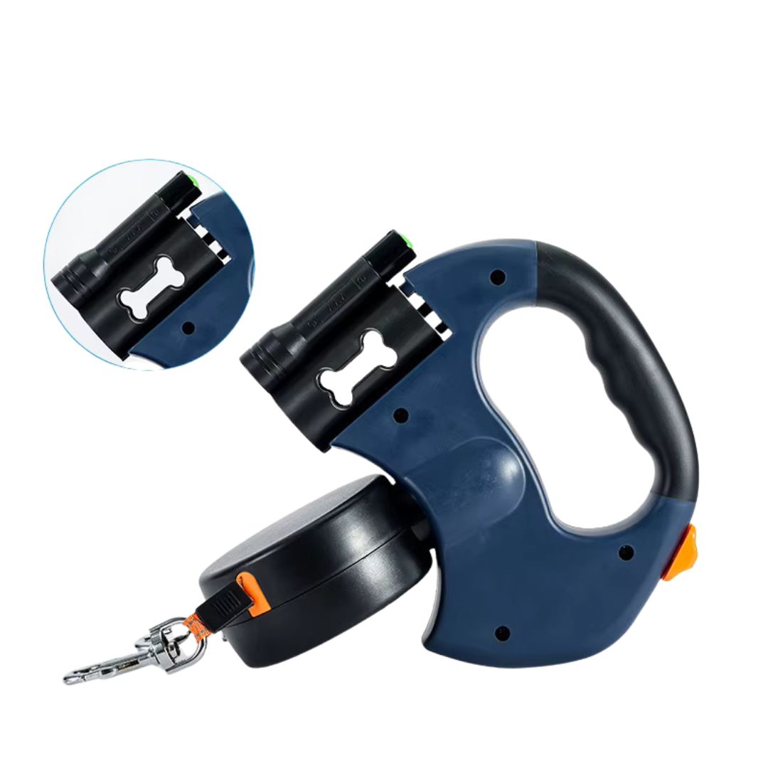 LeinenLuxe® DuoControl – Die smarte Doppelleine mit Anti-Wickel-Technik & LED-Sicherheit
